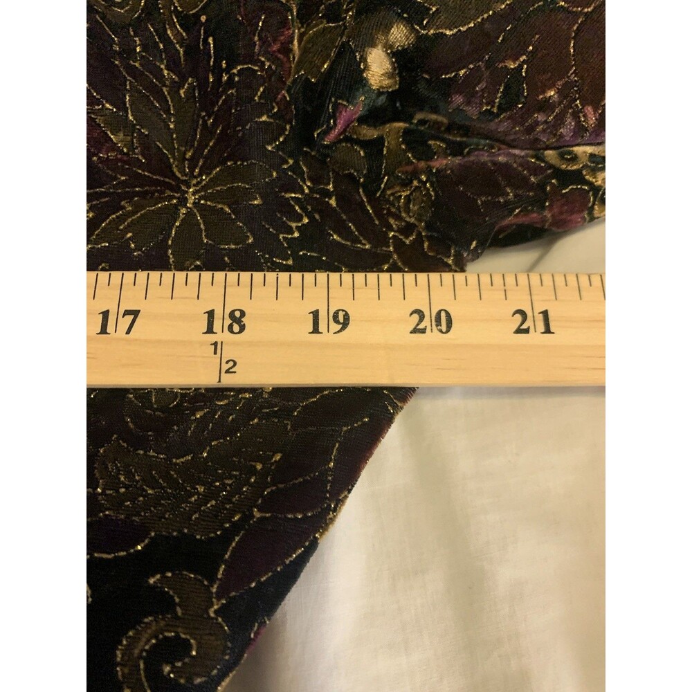 VtG Nah Nah Blazer Whimsigoth Jacket Velvet Size 12 Vamp Witch Dark Romance - Picture 14 of 15
